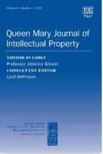 Queen Mary Journal Of Intellectual Property