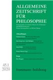 Allgemeine Zeitschrift Fur Philosophie