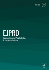 European Journal Of Prosthodontics And Restorative Dentistry