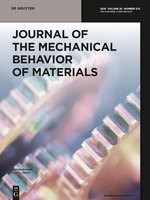 Journal Of The Mechanical Behavior Of Materials