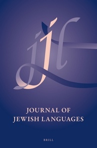 Journal Of Jewish Languages