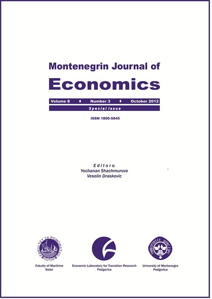 Montenegrin Journal Of Economics