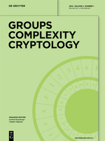 Groups Complexity Cryptology