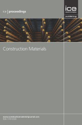 Proceedings Of The Institution Of Civil Engineers-construction Materials