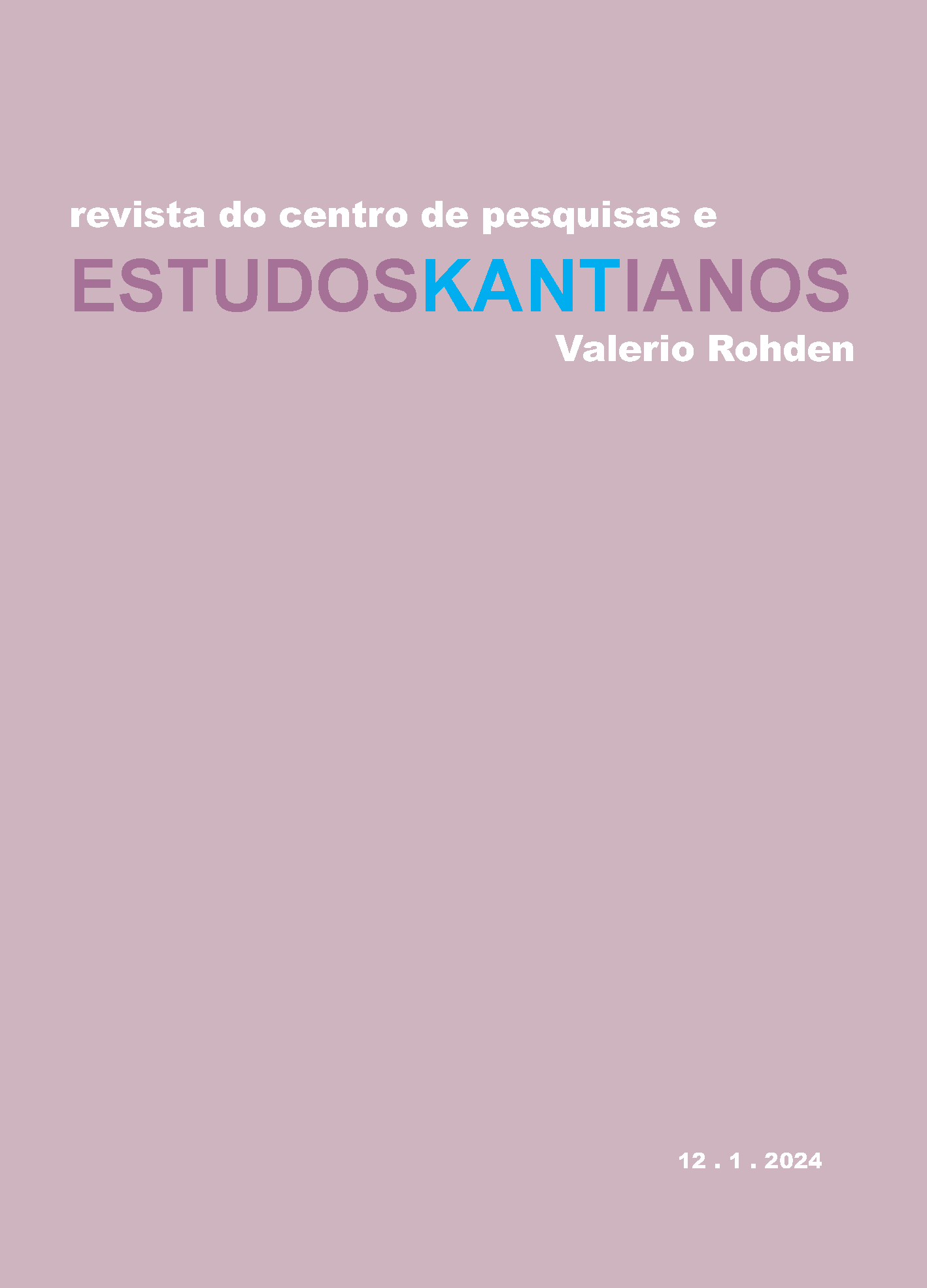 Estudos Kantianos