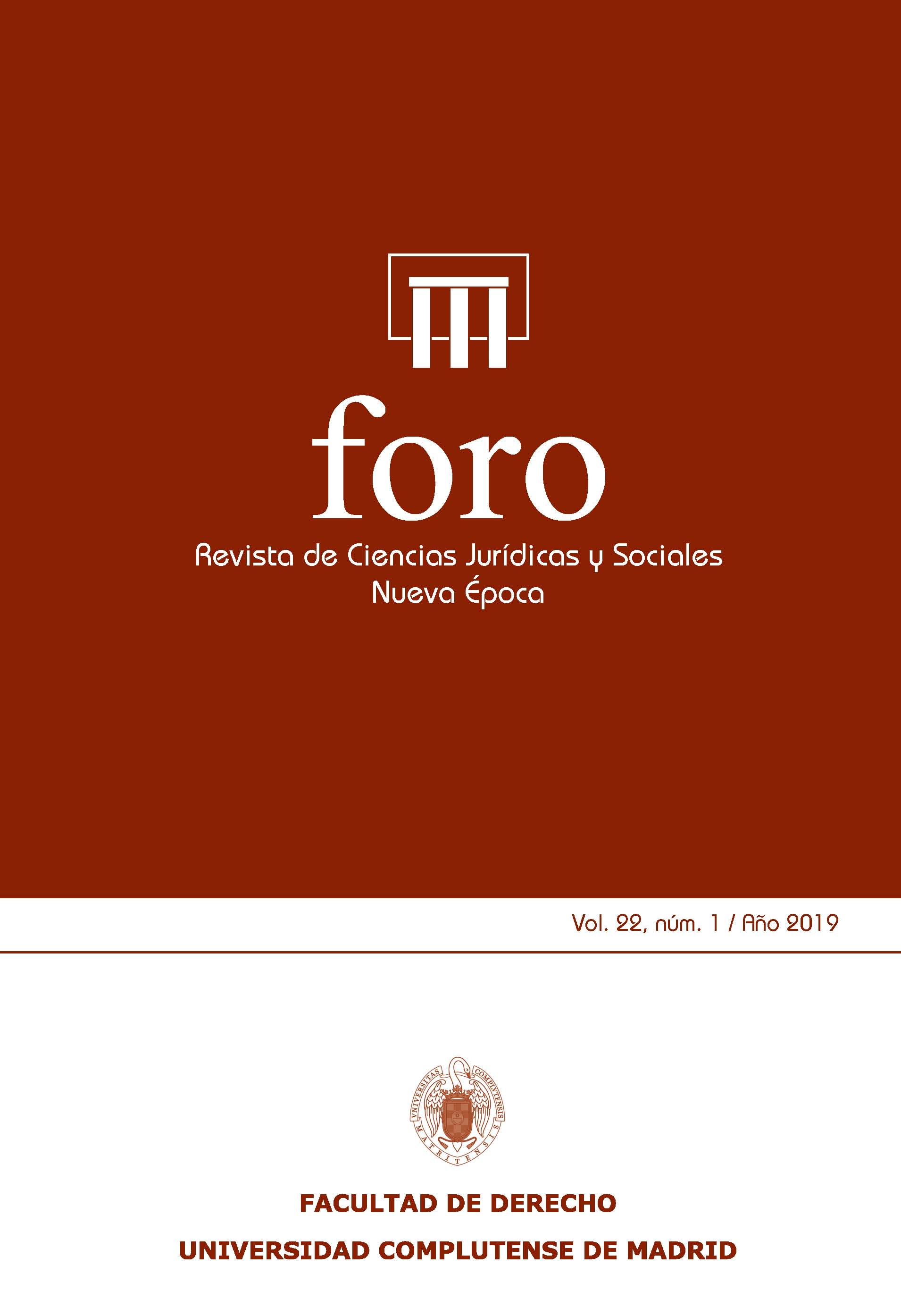 Foro-revista De Ciencias Juridicas Y Sociales. Nuevaepoca