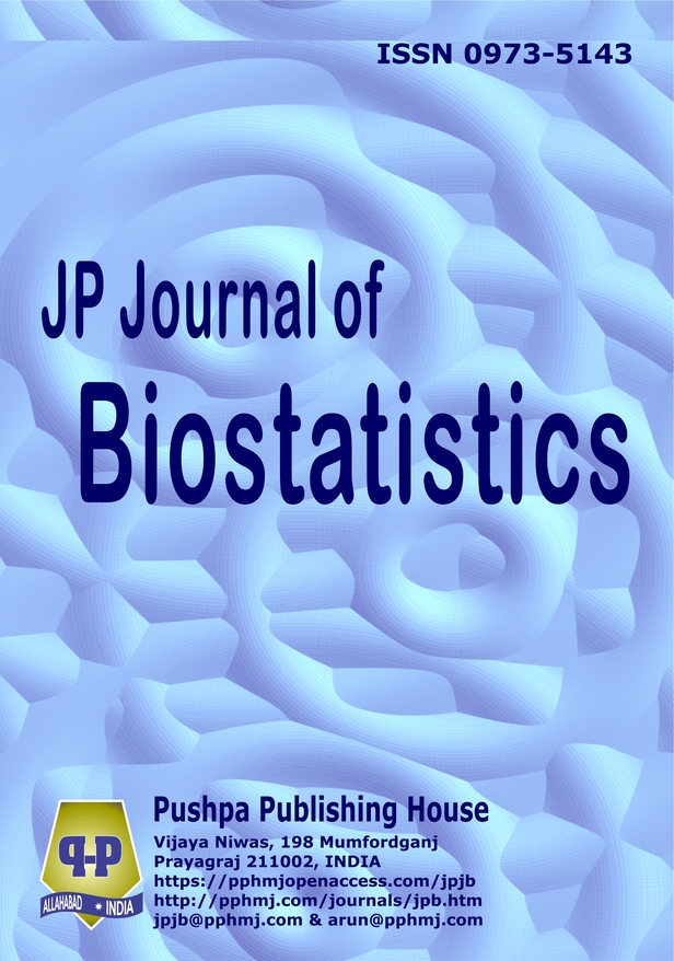 Jp Journal Of Biostatistics