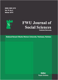 Fwu Journal Of Social Sciences