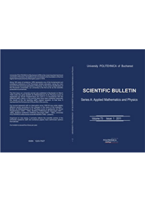 University Politehnica Of Bucharest Scientific Bulletin Series C-electrical Engi